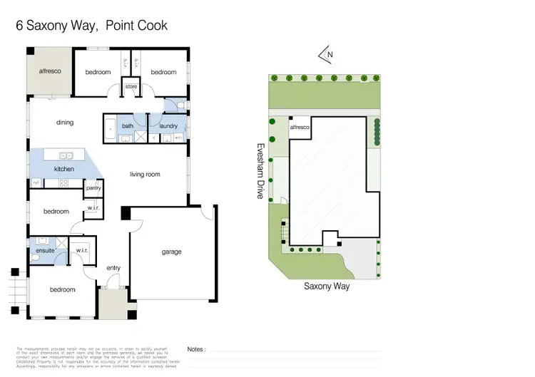 Floorplan of Homely house listing, 6 Saxony Way, Point Cook VIC 3030
