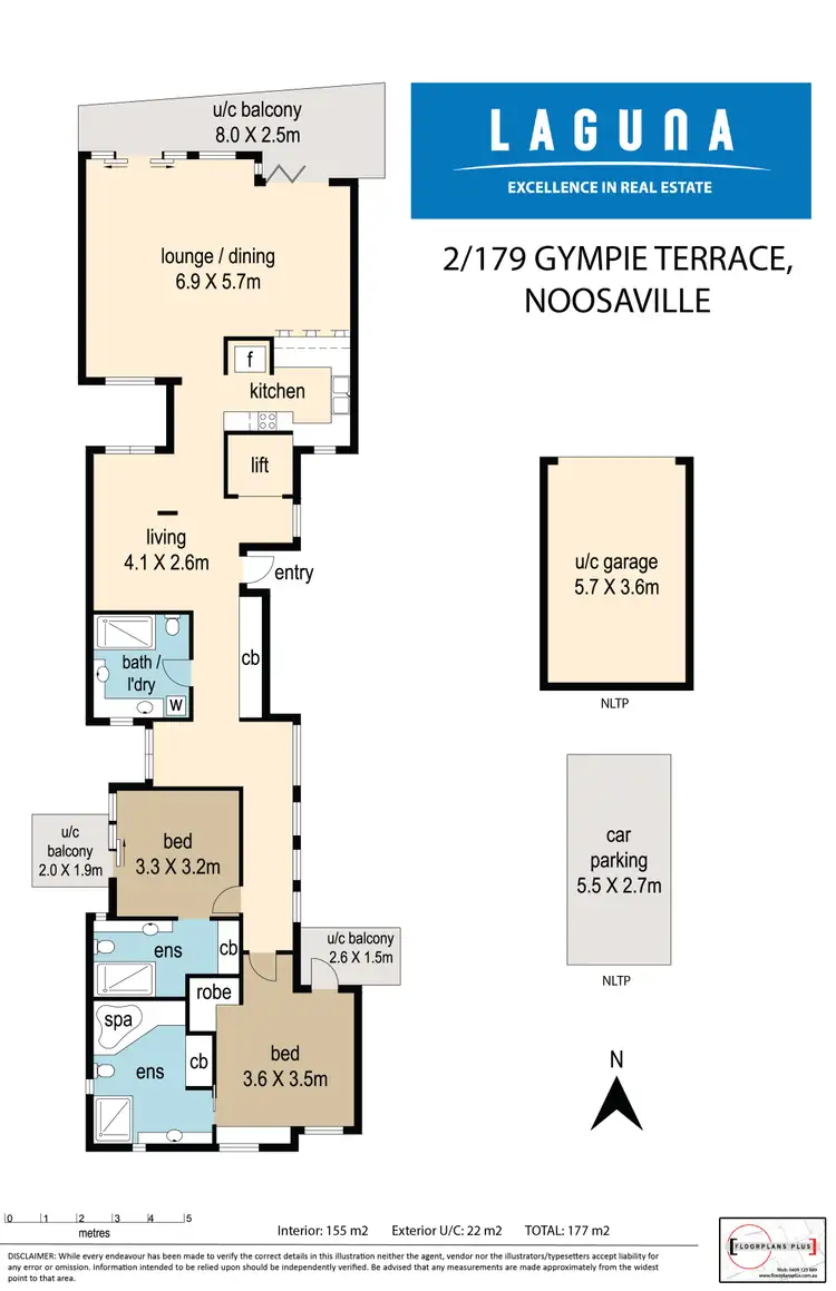 Floorplan of Homely unit listing, 2/179 Gympie Terrace, Noosaville QLD 4566