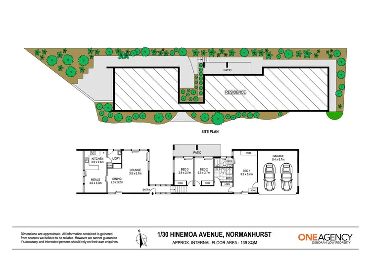 Floorplan of Homely villa listing, 1/30 Hinemoa Avenue, Normanhurst NSW 2076