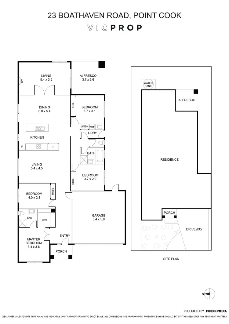 Floorplan of Homely house listing, 23 Boathaven Road, Point Cook VIC 3030