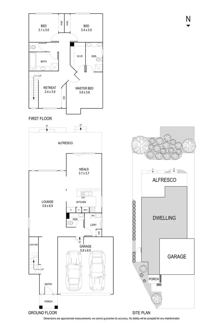 Floorplan of Homely house listing, 28 Cascades View, Yallambie VIC 3085