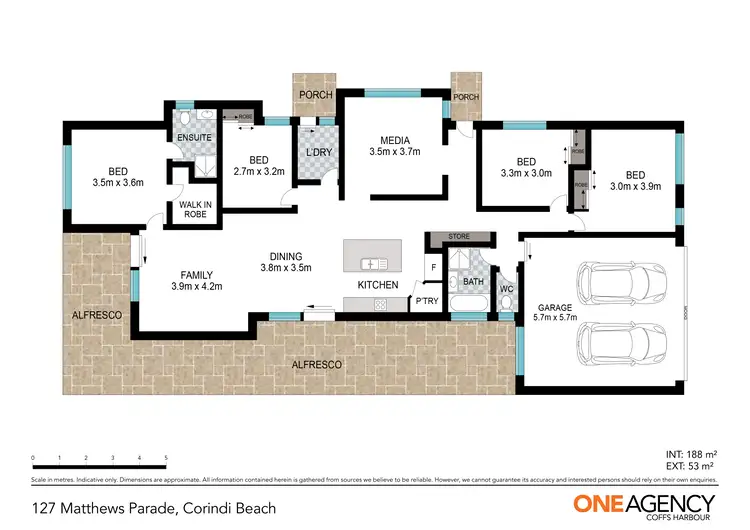 Floorplan of Homely house listing, 127 Matthews Parade, Corindi Beach NSW 2456