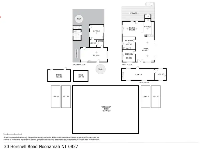 Floorplan of Homely house listing, 30 Horsnell Road, Noonamah NT 837