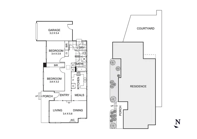 Floorplan of Homely unit listing, 10/18-22 Golden Avenue, Bonbeach VIC 3196