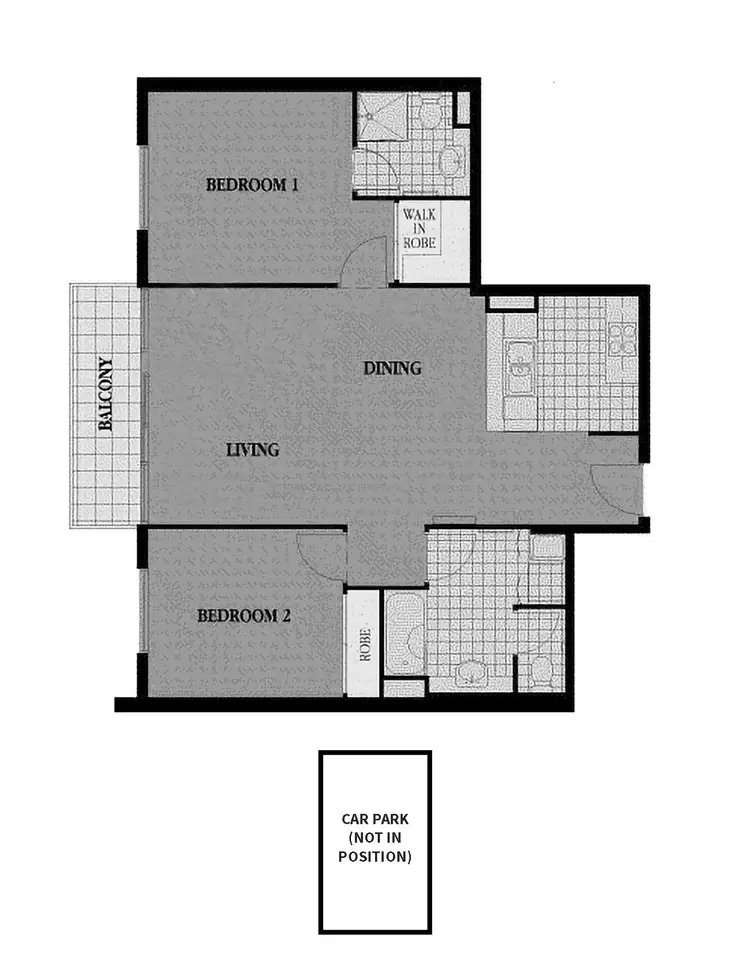 Floorplan of Homely apartment listing, 185/283 Spring Street, Melbourne VIC 3000