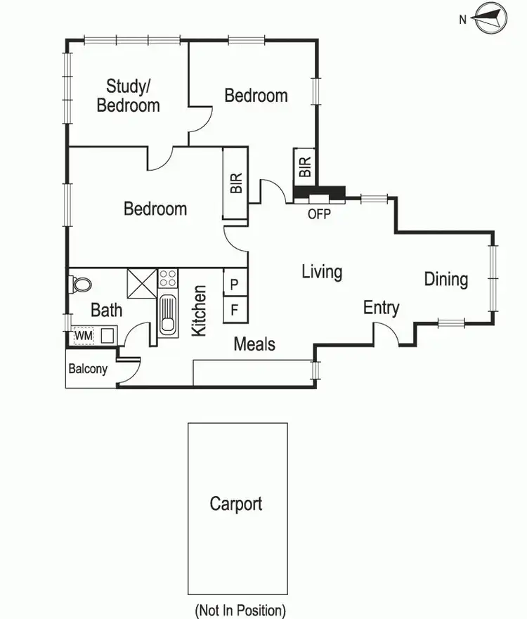 Floorplan of Homely apartment listing, 8/472 Glenferrie Road, Hawthorn VIC 3122