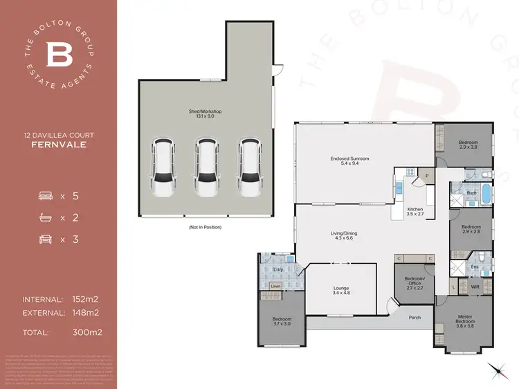 Floorplan of Homely house listing, 12 Davillea Court, Fernvale QLD 4306