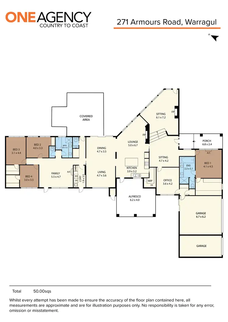 Floorplan of Homely house listing, 271 Armours Road, Warragul VIC 3820