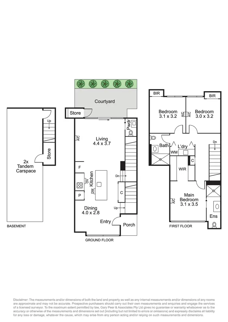 Floorplan of Homely apartment listing, G04/17 Loranne Street, Bentleigh VIC 3204