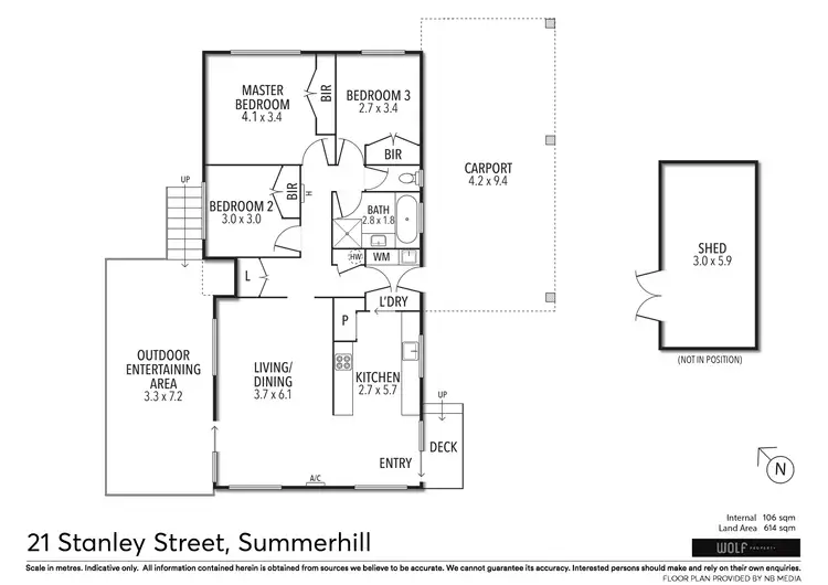 Floorplan of Homely house listing, 21 Stanley Street, Summerhill TAS 7250