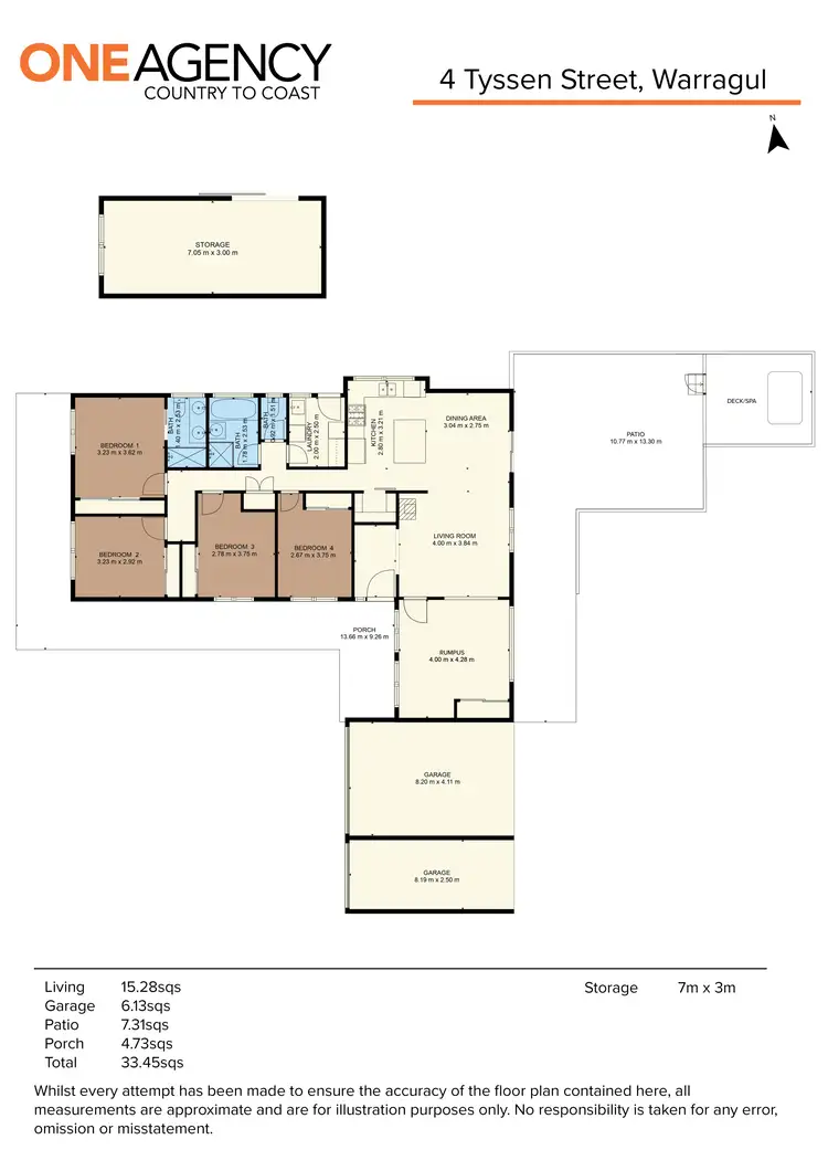 Floorplan of Homely house listing, 4 Tyssen Street, Warragul VIC 3820