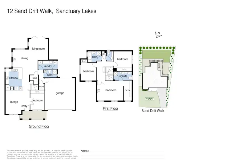 Floorplan of Homely house listing, 12 Sand Drift Walk, Sanctuary Lakes VIC 3030