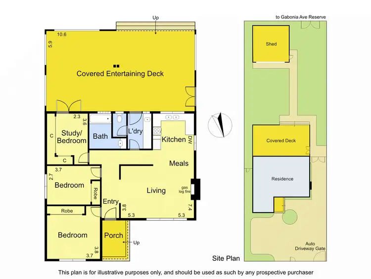 Floorplan of Homely house listing, 44 Elder Street, Watsonia VIC 3087