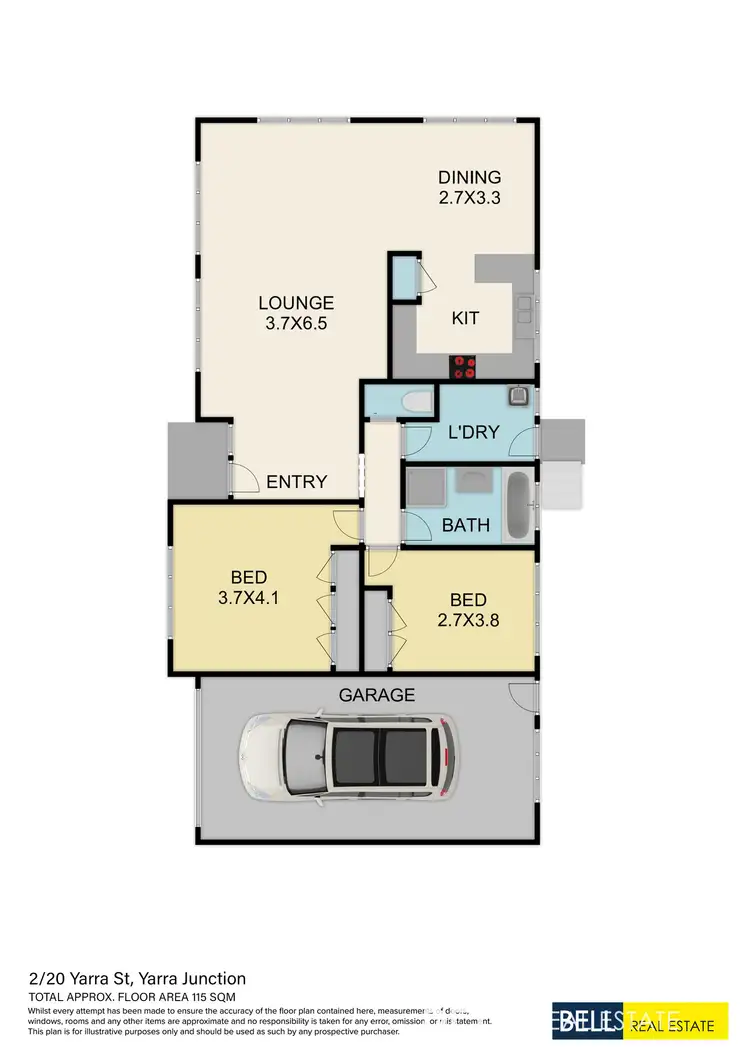 Floorplan of Homely unit listing, 2/20 Yarra Street, Yarra Junction VIC 3797