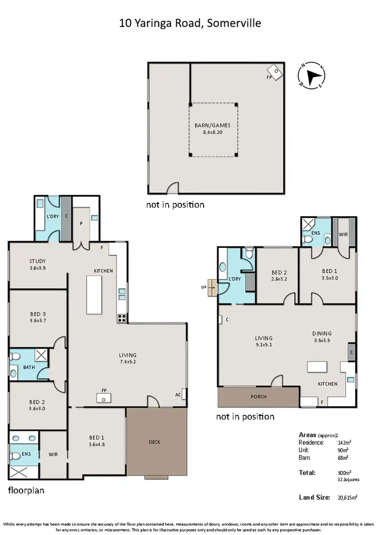 Floorplan of Homely rural property listing, 10 Yaringa Road, Somerville VIC 3912