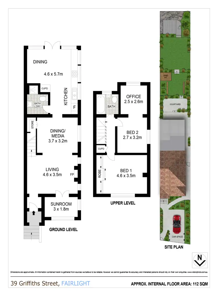 Floorplan of Homely house listing, 39 Griffiths Street, Fairlight NSW 2094