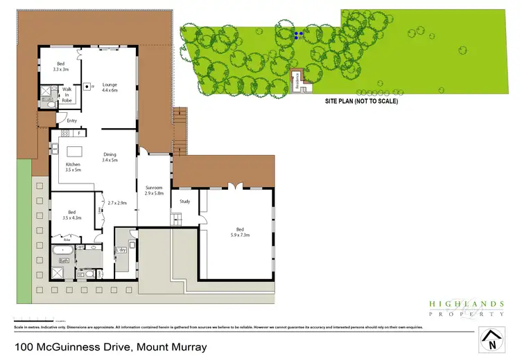 Floorplan of Homely rural property listing, 100 McGuinness Drive, Mount Murray NSW 2577