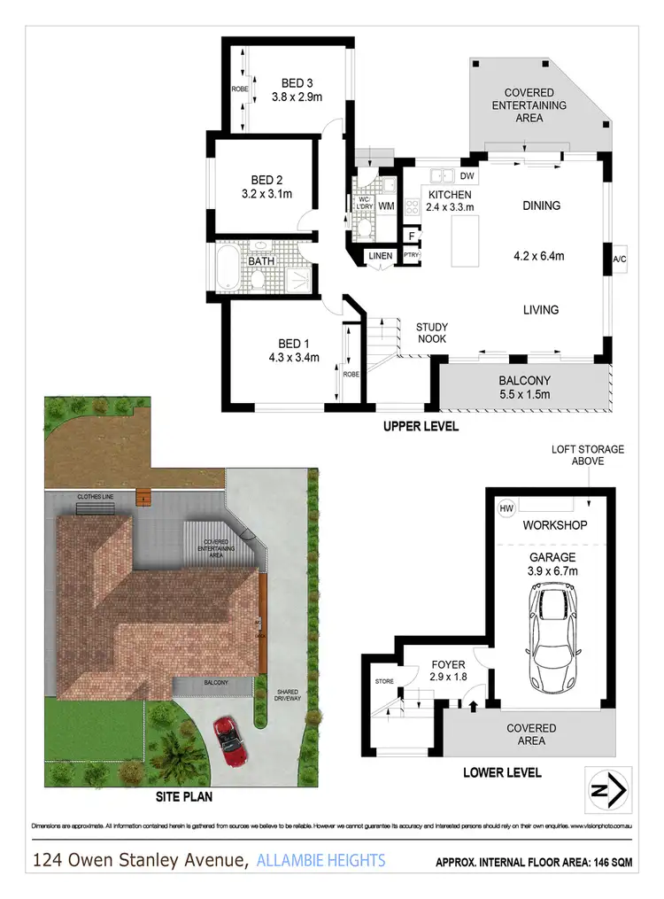 Floorplan of Homely house listing, 124 Owen Stanley Avenue, Allambie Heights NSW 2100