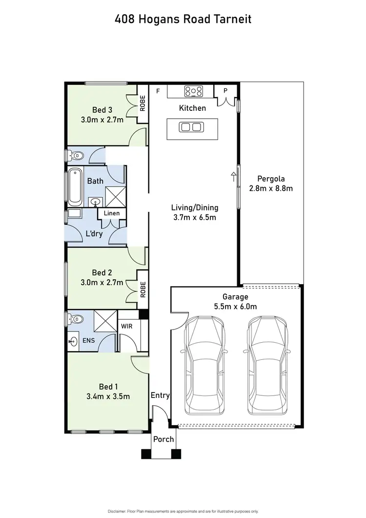 Floorplan of Homely house listing, 408 Hogans Road, Tarneit VIC 3029
