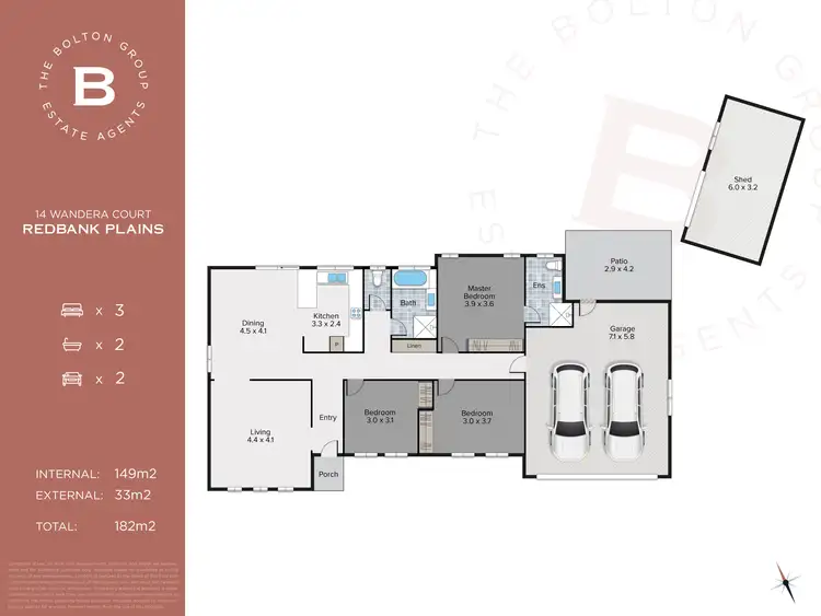 Floorplan of Homely house listing, 14 Wandera Court, Redbank Plains QLD 4301