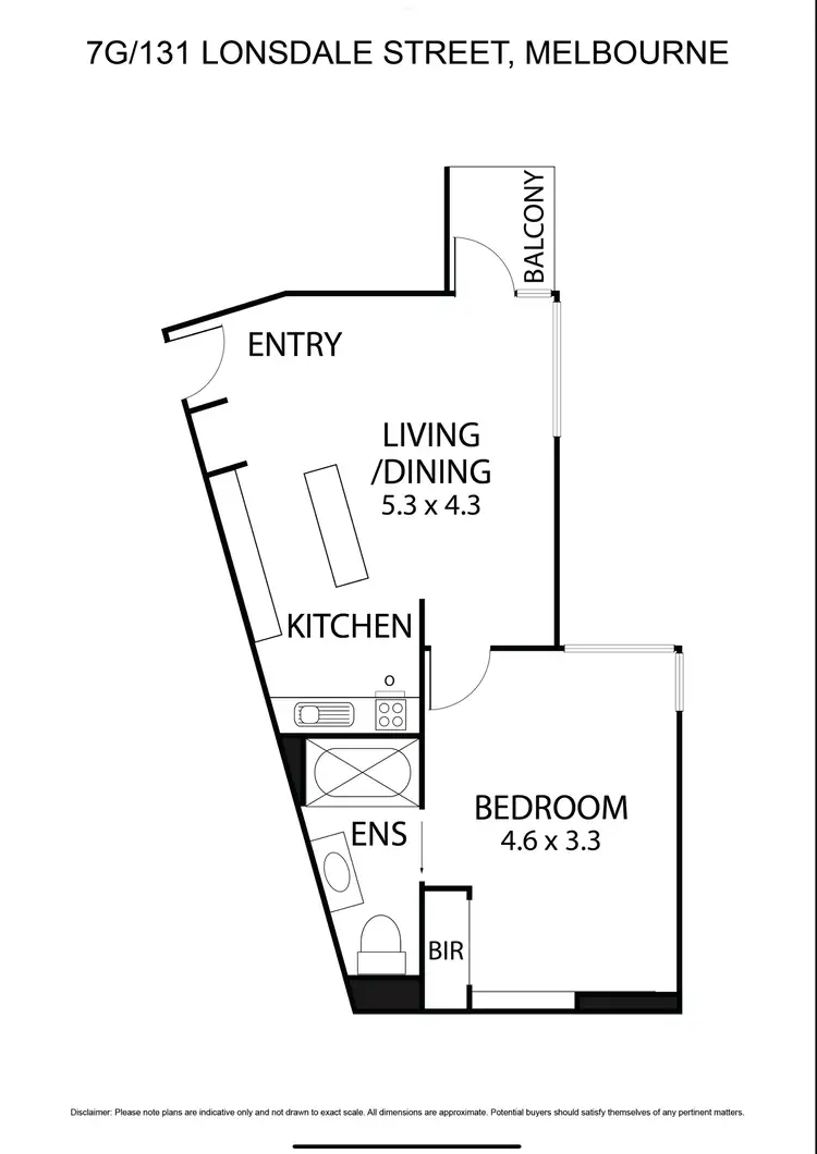 Floorplan of Homely apartment listing, 7G/131 Lonsdale Street, Melbourne VIC 3000