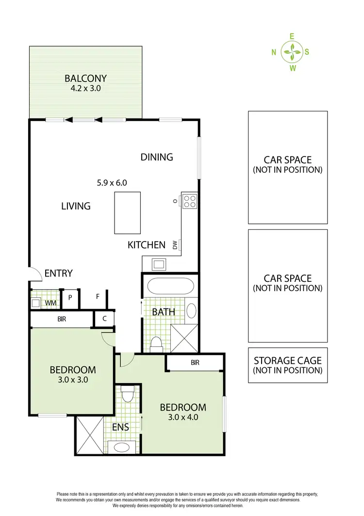Floorplan of Homely apartment listing, 207/7-9 Cowra Street, Brighton VIC 3186