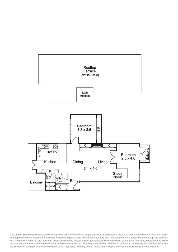 Floorplan of Homely apartment listing, 8/1 Fulton Street, St Kilda East VIC 3183