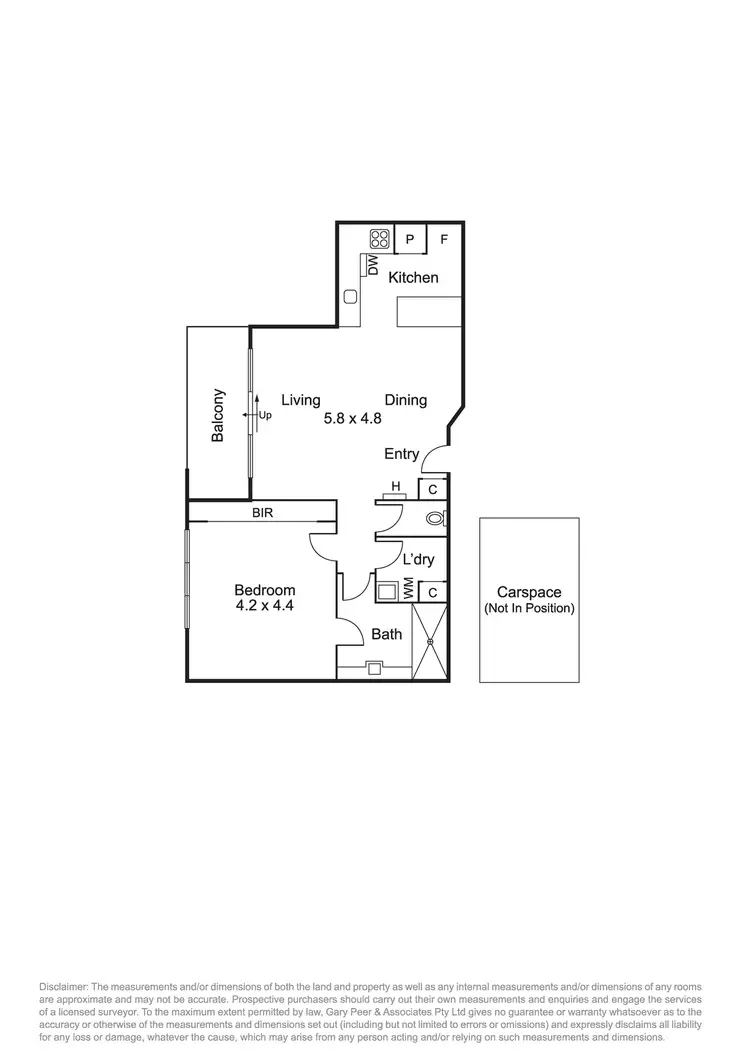 Floorplan of Homely apartment listing, 9/378 Glen Huntly Road, Elsternwick VIC 3185