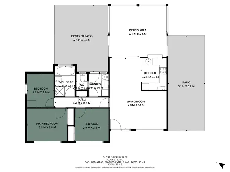 Floorplan of Homely house listing, 25 Voltaire Crescent, Petrie QLD 4502