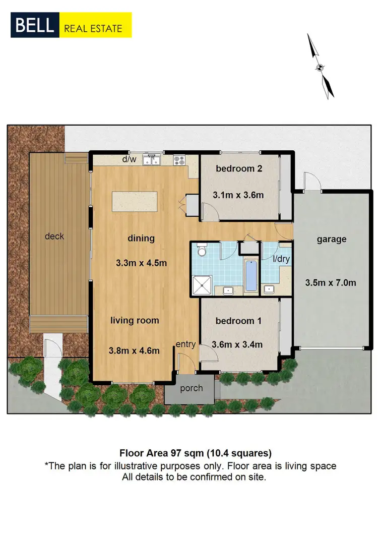 Floorplan of Homely unit listing, 5 Emerald Close, Kilsyth VIC 3137