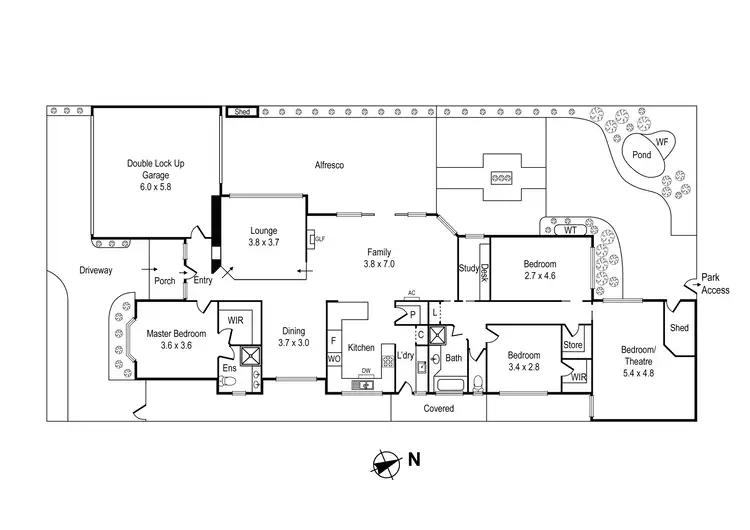 Floorplan of Homely house listing, 29 McClure Road, Dingley Village VIC 3172