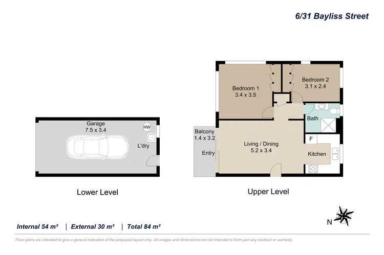Floorplan of Homely unit listing, 6/31 Bayliss Street, Toowong QLD 4066