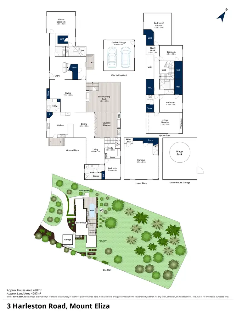 Floorplan of Homely house listing, 3 Harleston Road, Mount Eliza VIC 3930