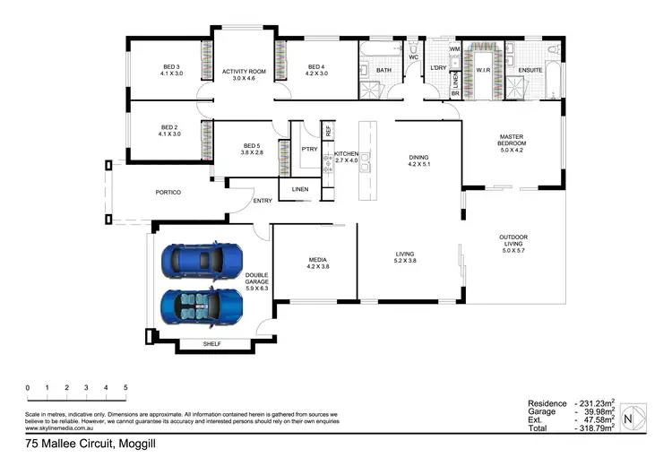 Floorplan of Homely house listing, 75 Mallee Circuit, Moggill QLD 4070