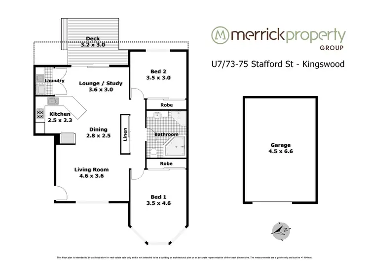 Floorplan of Homely apartment listing, 7/73-75 Stafford Street, Kingswood NSW 2747