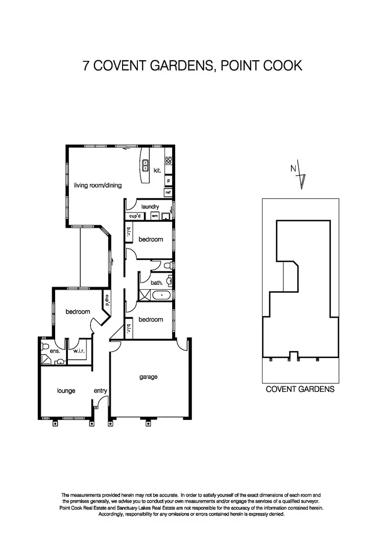 Floorplan of Homely house listing, 7 Covent Gardens, Point Cook VIC 3030