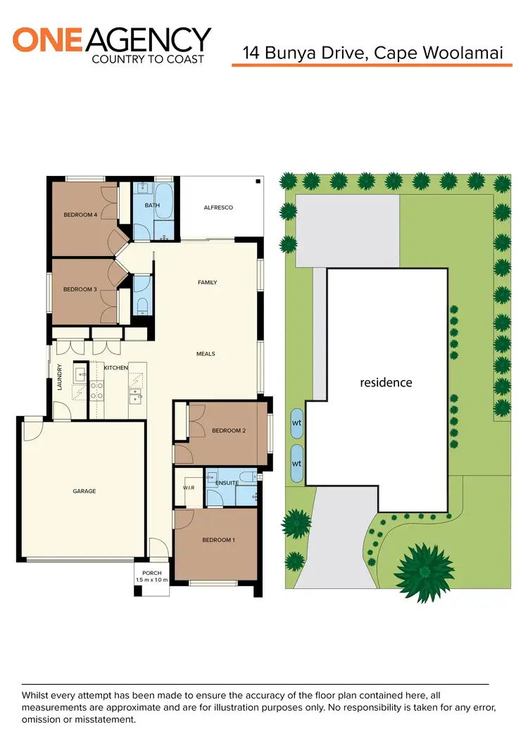 Floorplan of Homely house listing, 14 Bunya Drive, Cape Woolamai VIC 3925