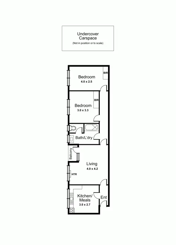 Floorplan of Homely apartment listing, 7/1216 Dandenong Road, Murrumbeena VIC 3163