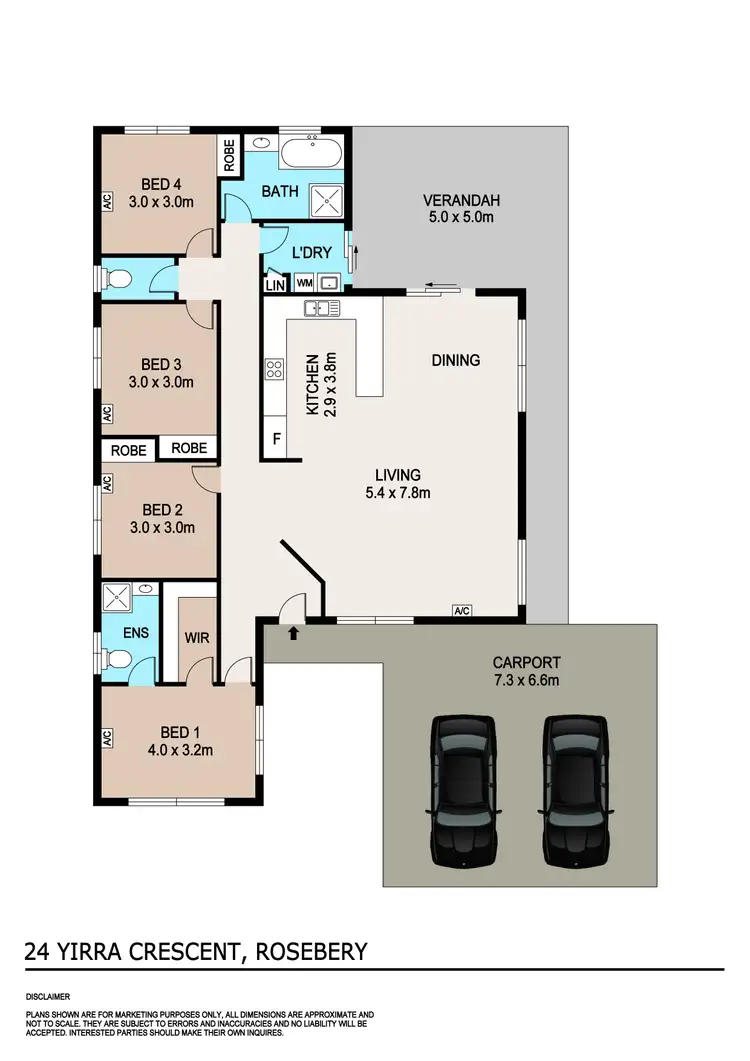 Floorplan of Homely house listing, 24 Yirra Crescent, Rosebery NT 832