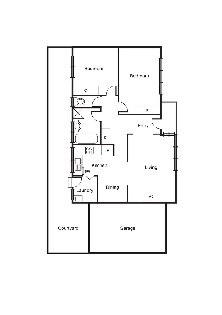 Floorplan of Homely unit listing, 5/7 Toolambool Road, Carnegie VIC 3163