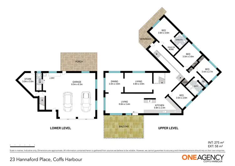 Floorplan of Homely house listing, 23 Hannaford Place, Coffs Harbour NSW 2450