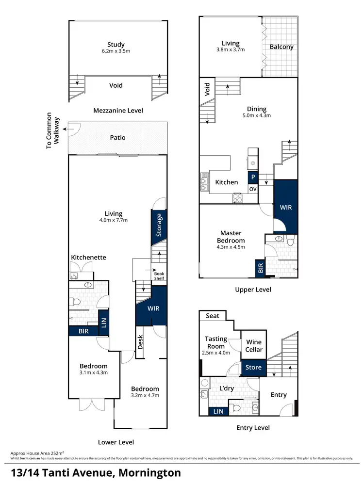 Floorplan of Homely house listing, 13/14 Tanti Avenue, Mornington VIC 3931