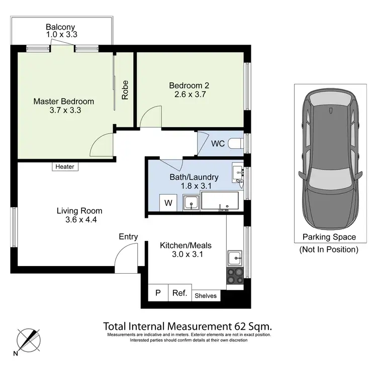 Floorplan of Homely unit listing, 14/49 Hyde Street, Footscray VIC 3011