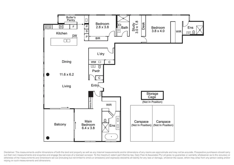 Floorplan of Homely apartment listing, 402/495 Glen Huntly Road, Elsternwick VIC 3185