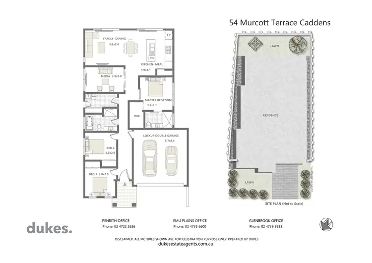 Floorplan of Homely house listing, 56 Murcott Terrace, Caddens NSW 2747
