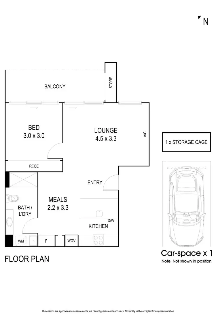 Floorplan of Homely apartment listing, 407/9 Red Hill Terrace, Doncaster East VIC 3109