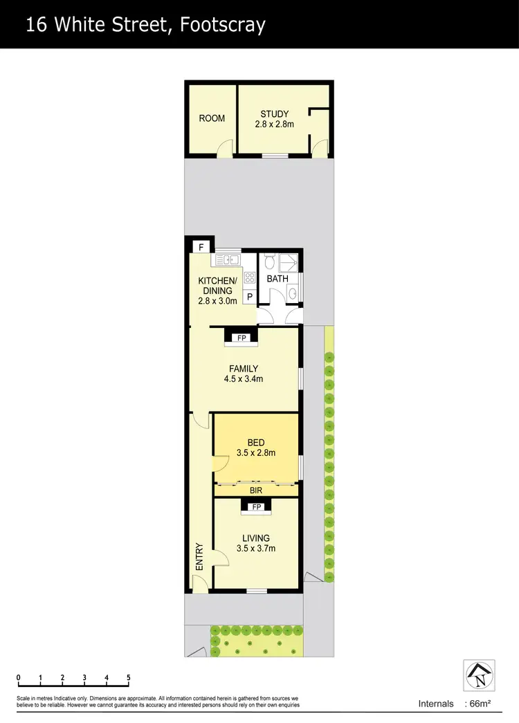 Floorplan of Homely house listing, 16 White Street, Footscray VIC 3011