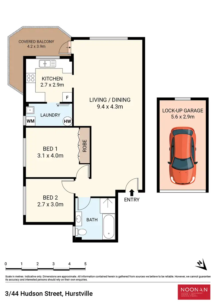 Floorplan of Homely unit listing, 3/44-46 Hudson Street, Hurstville NSW 2220