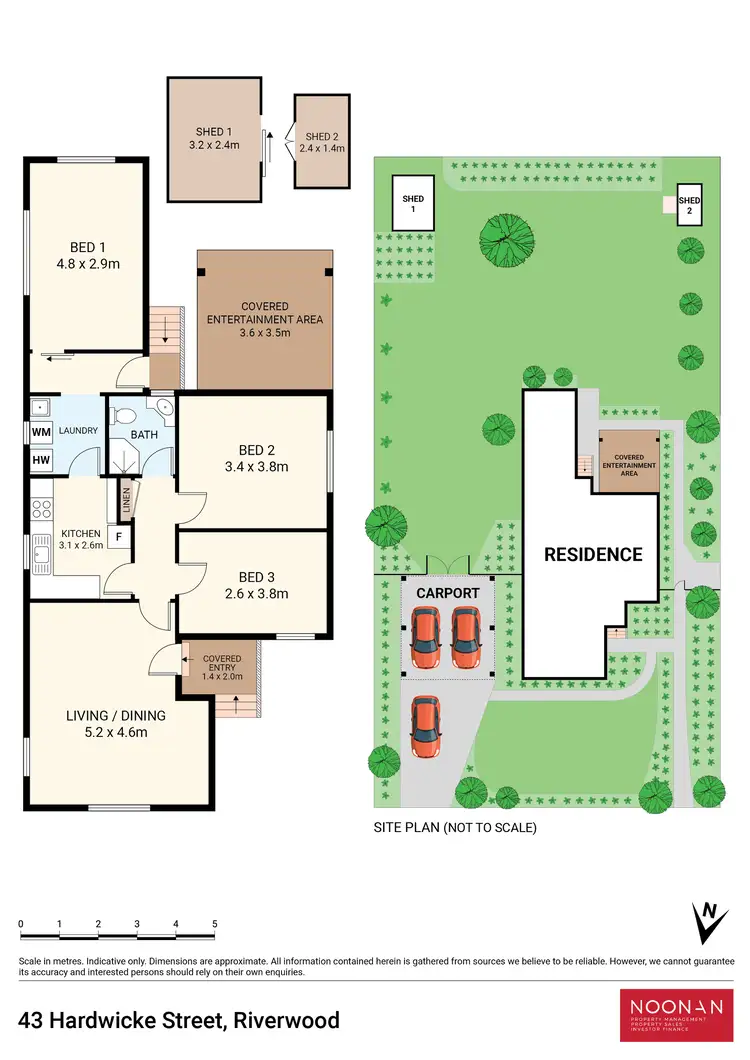 Floorplan of Homely house listing, 43 Hardwicke Street, Riverwood NSW 2210