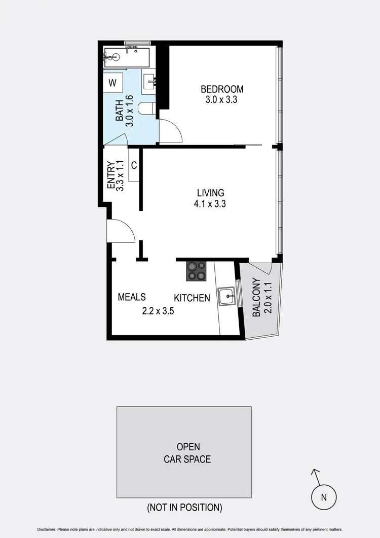 Floorplan of Homely apartment listing, 6/46 Ormond Esplanade, Elwood VIC 3184